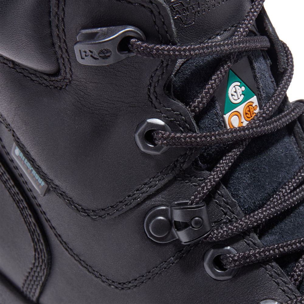 Botas de Trabajo Timberland Hombre Pro® Endurance Hd 6\" Comp Toe Negras - Chile HWP-263401